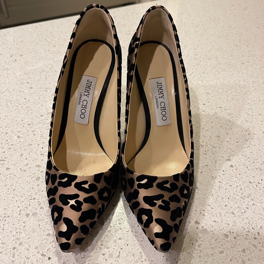 Jimmy Choo animal print size 37 pumps